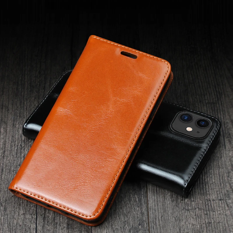 Магнитный чехол iCoverCase для iPhone 11 кожаный 8 7 6s 6 Plus X XR XS Pro Max SE 2020 SE2 чехол-бумажник из