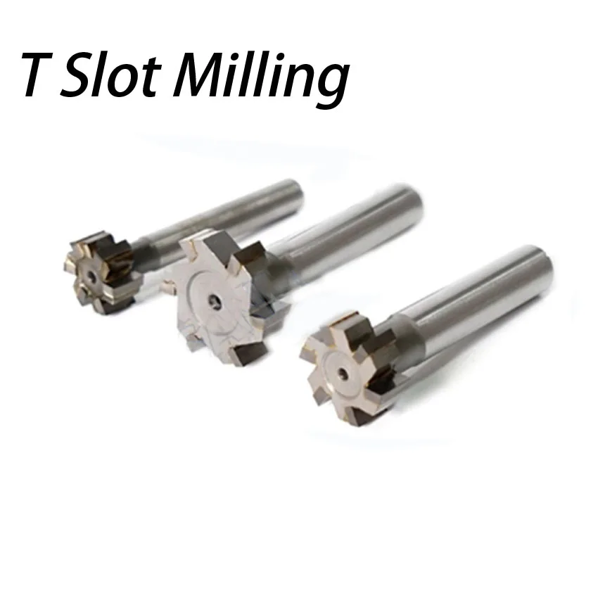 

1pcs High Quality T mill with brazing edge, welded - flute end mill 12x8x10 T Slot Milling Cutter CNC Lathe Carbide End Mill