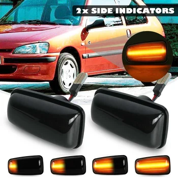 

2x Flowing Turn Signal Led Dynamic Side Marker Side Repeater Light for Peugeot 106 306 406 806 EXPERT 1 2 for Fiat Scudo Ulysse