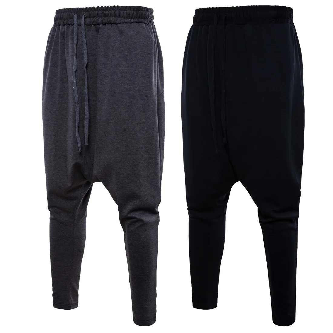 

2018 Autumn New Style Fashion Men Harem Pants Rome Elastic Waist Skinny Athletic Pants Yk001