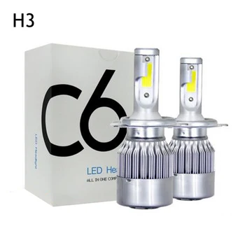 

DC 12V Fog Lights 1 Pair Of 36W Car COB C6 LED Super Bright White Lamp
