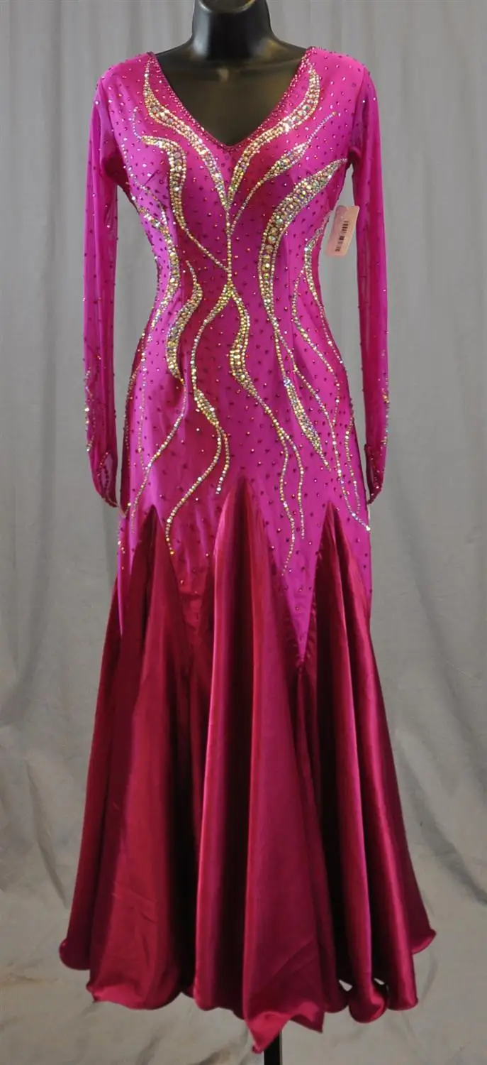 

Ballroom Competition Dance Dress 2020 New Arrival Advanced Standard Modern Waltz Dancing Skirt Women Ballroom Dance Dresses