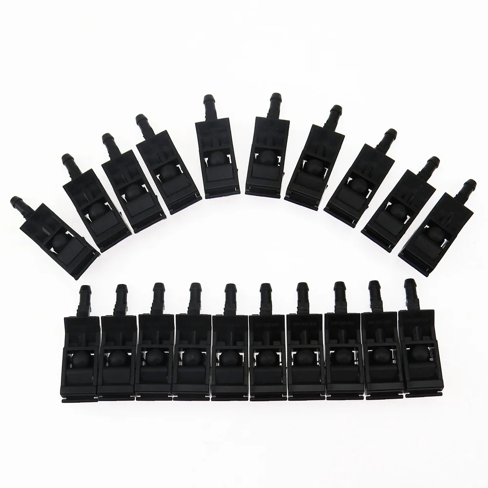 

SCJYRXS 20pcs Car Front Windshield Sprinkler Washer Wiper Nozzle For Golf MK4 Passat B5 Gol Bora Polo Beetle 6RD 955 985