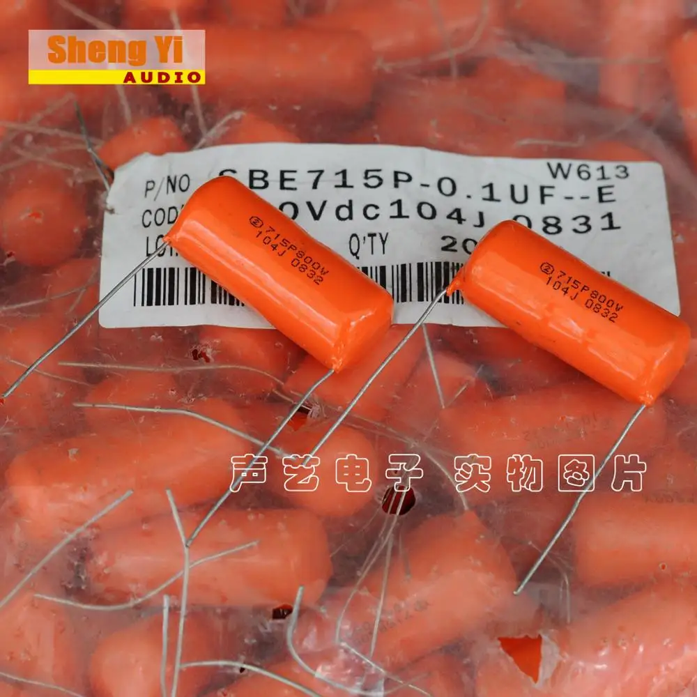 5pcs Free shipping SBE 800V 0.1UF 104 100N 715P series stepless fever capacitor | Электроника