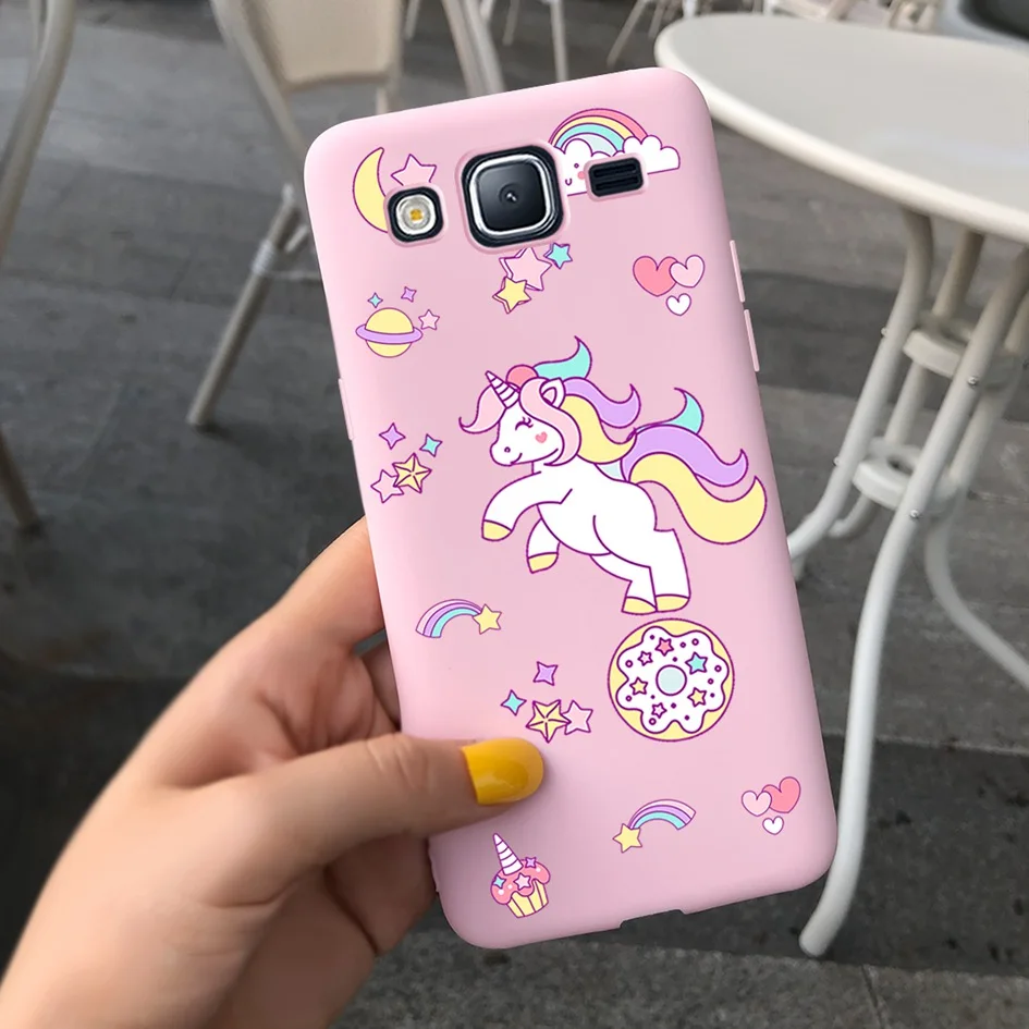 Cute Soft Silicone TPU Phone Case - Compatible with Samsung Galaxy J3 Series