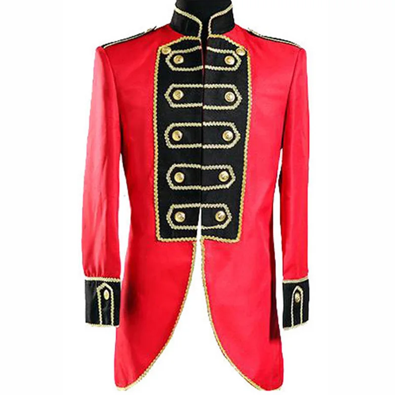 Mens Red Black Tuxedo Prom Suits Men 