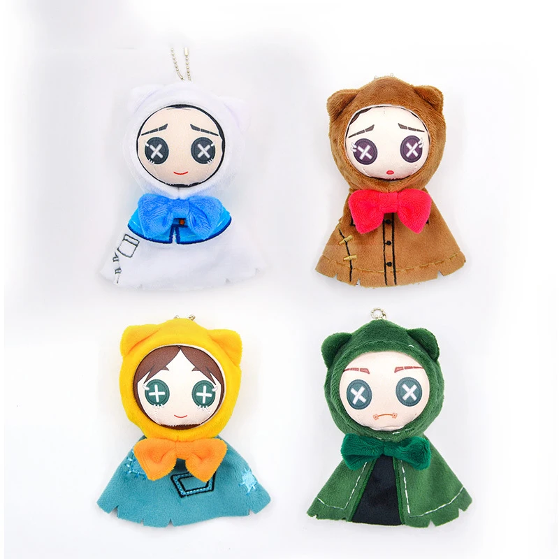 

Anime Identity V Plush Doll keychain Emma Woods Marta Betanfeld Tracy Reznik Naib Subedar Plush Keychain Cosplay