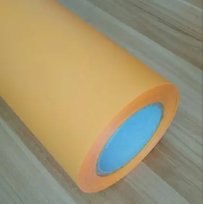 yellow 1 рулон 50 см x 25 м ПВХ теплопередача виниловая Футболка утюг на HTV термопресс режущий плоттер diyfile - Цвет: yellow