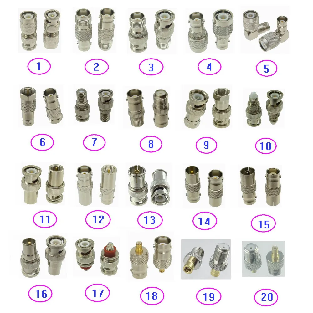 BNC-TNC F FME IEC SMB