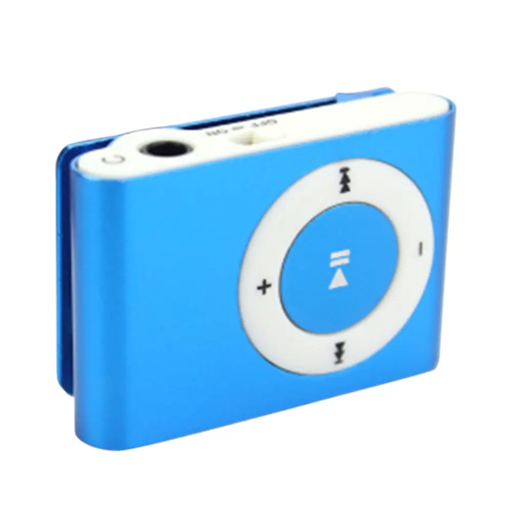 Металлический мини-клип mp3-плеер Спортивная Цифровая Музыка Поддержка TF карта MP3-плеер USB 2,0 с 3,5 мм разъемом для наушников