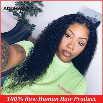 

Addbeauty Water Wave 13x4/13x6 Lace Front Wig 8"-26" Pro.Ratio Natural Color 130%/150%/180%Density Brazilian Remy Human Hair Wig