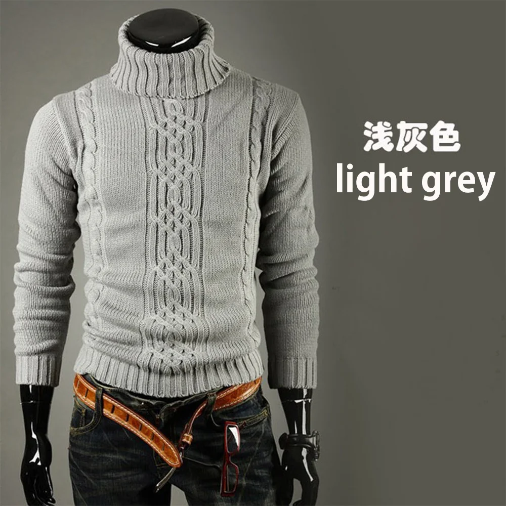 sweater hoodie Winter Men's High Quality Turtleneck Sweater Thicken Sweater Casual Pullover mens pullover sweater Sweaters