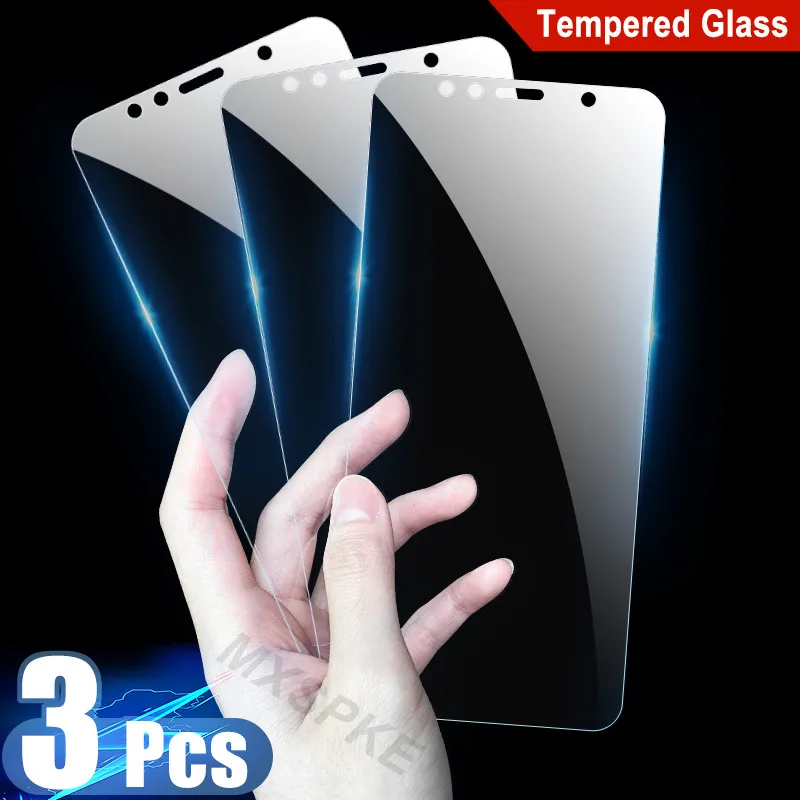 3Pcs Protective Glass on For Huawei Honor 9X 9A 9C 9S X10 7A 7C 7S 7X Tempered Glass For Honor 8X 8A 8C 8S 9i 10i 20i Protector afbeelding