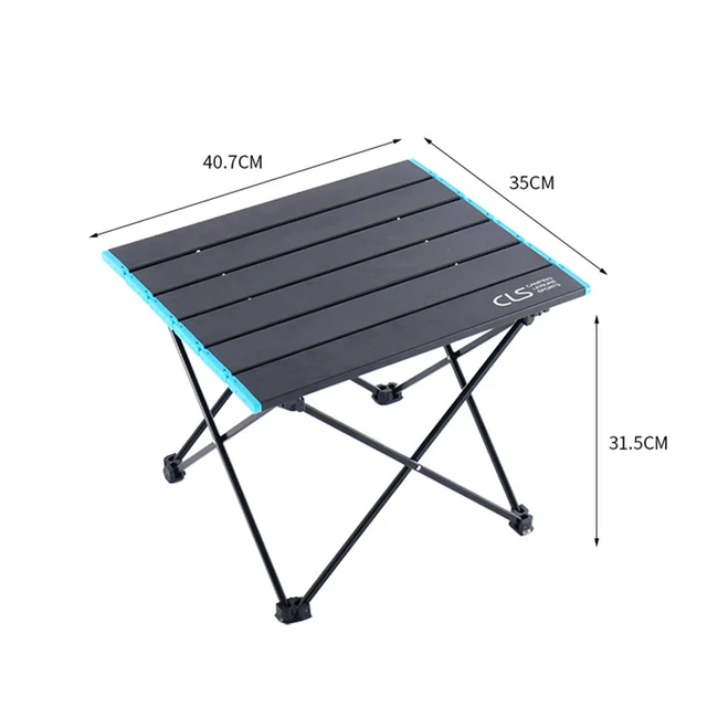 Picnic Portable Folding Camping Table Aluminum Alloy Foldable Picnic Tables Outdoor Desk Barbecue Table Hiking Traveling Table 40x35x29cm