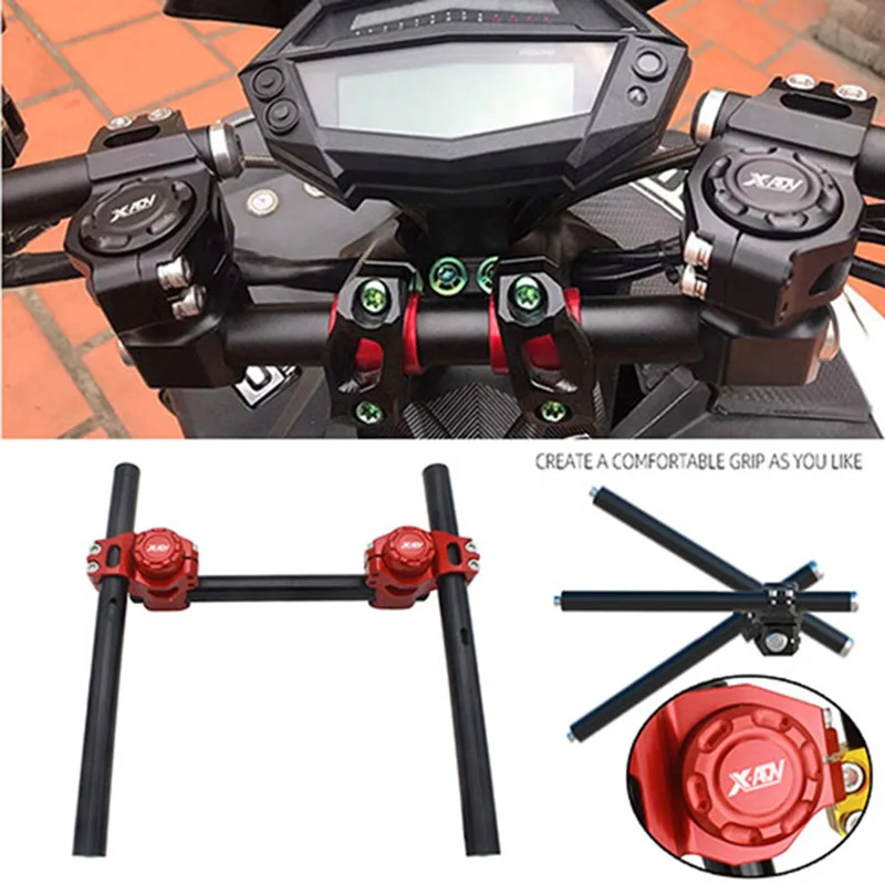 

SEMSPEED комплект для руля 7/8 дюйма 22 мм 1-1/8 дюйма 28 мм удлинительная ручка для мотоцикла с ЧПУ, ручки для крепления для Honda X-ADV 750 xadv 750