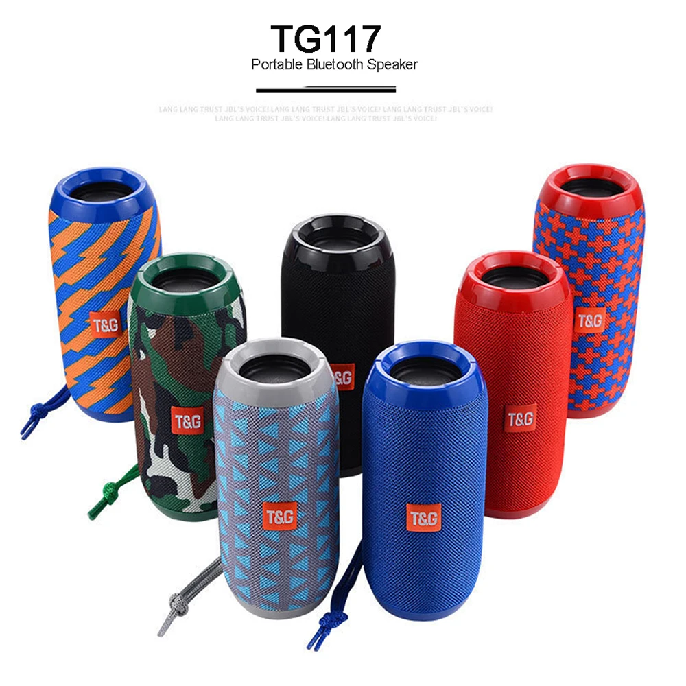 TG117 Portable Hifi Bluetooth Speaker Waterproof Wireless Speaker 20w USB Speakers Support AUX TF Subwoofer Loudspeaker TG117 Portable Hifi Bluetooth Speaker Waterproof Wireless Speaker 20w USB Speakers Support AUX TF Subwoofer Loudspeaker