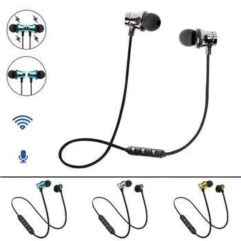 

Magnetic Attraction Sport Bluetooth Earphones Wireless Running earphone Stereo Super Bass Earbuds Sweatproof Mic Headset