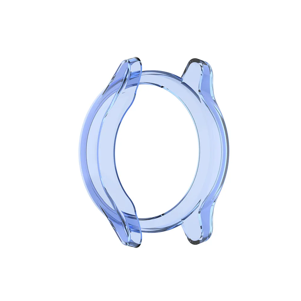 Transparent Blue Мягкий прозрачный защитный чехол из ТПУ для Garmin vivomove 3/Garminmove 3, чехол для смарт-часов, Защита экрана для Garmin vivomove 3 - Цвет: Transparent Blue