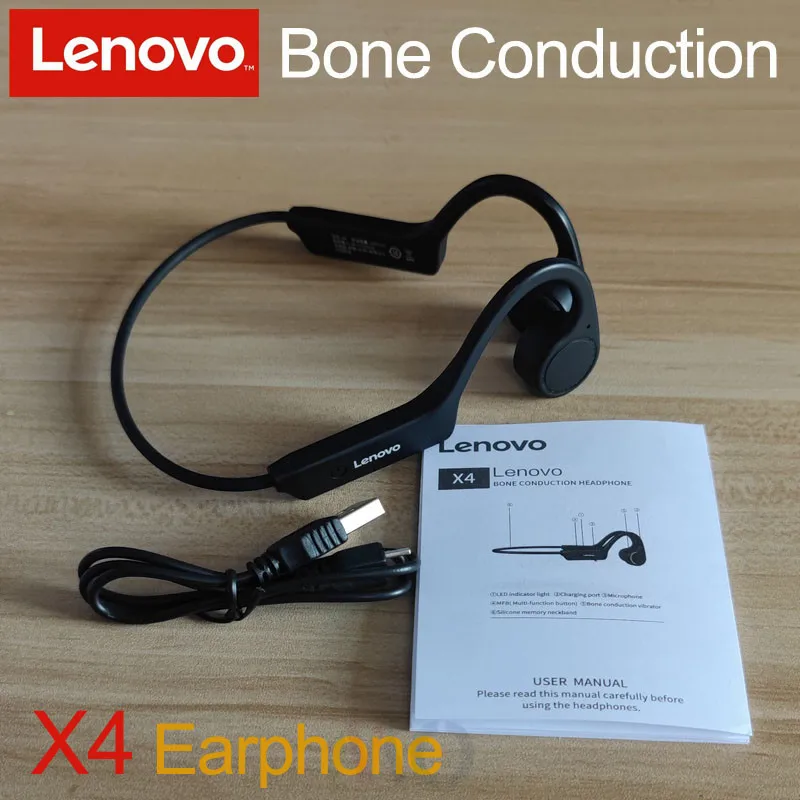 Lenovo X4 Earphone Bluetooth Headphone 