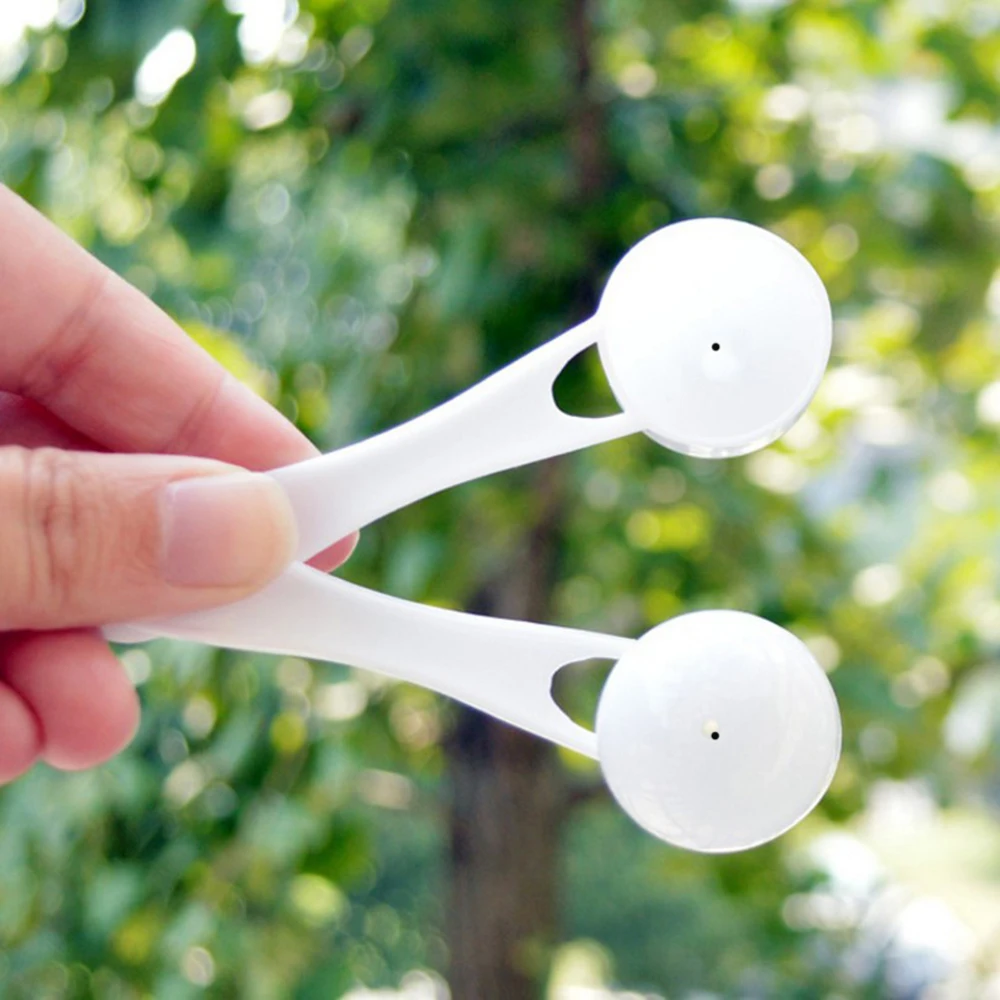 Measuring Spoons kitchen measuring spoons measuring spoon set Coffee Protein Milk Powder Scoop Home Kitchen DIY food grade PP material durable 1/3/5/10g Plastic 10PCS