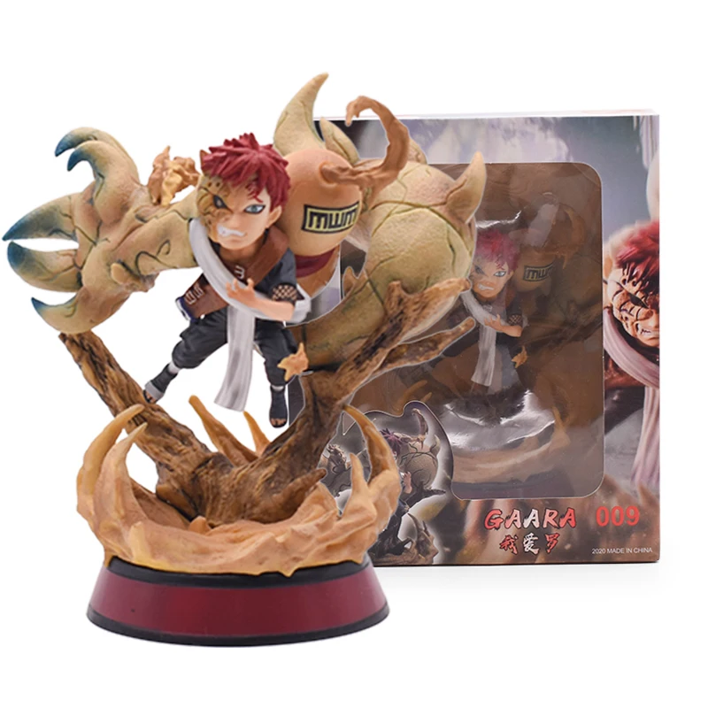 Naruto Anime Action Figures 14Cm Gaara Speelgoed Figurine Kerstcadeau Japanse Pvc Figure Model Pop Geschenken