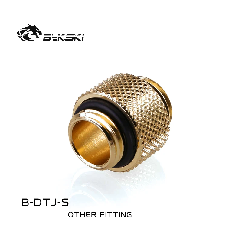 Bykski B-DTJ-S PC water cooling fittings G1/4\' male to Male dual external thread tube connection water cooler adapter