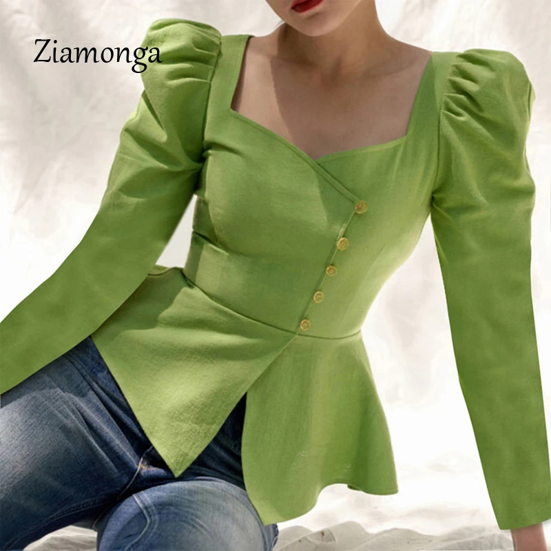 

Ziamonga Spring Autumn Bomber Jacket Women Long Sleeve Suit Slim Thin Flouncing Short Small Suit Jacket Outwear Chaquetas Mujer