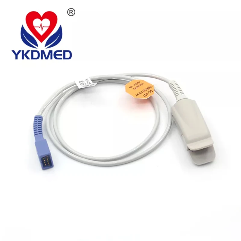 Free Shipping Compatible with Nellcor DS-100A Adult Finger Clip Spo2 Sensor (Oximax) Reusable 9-pin 1M | Красота и здоровье