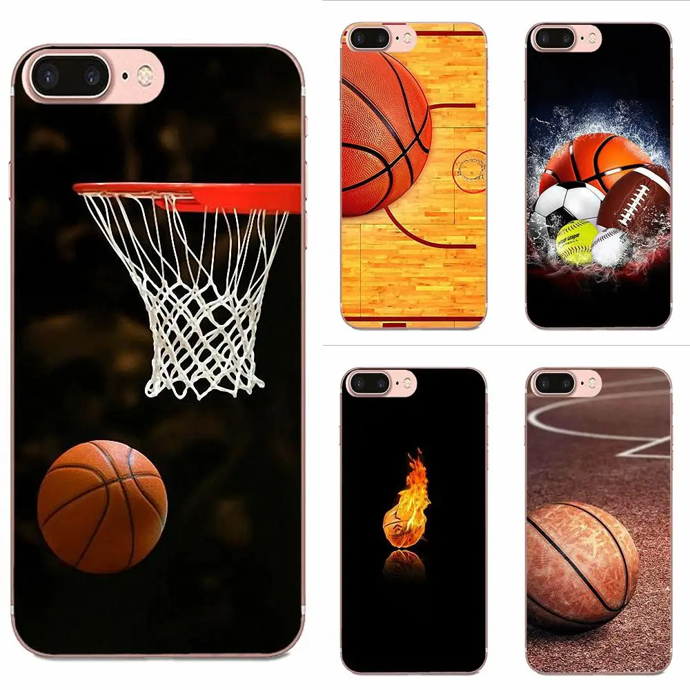 Чехол из ТПУ для Xiaomi Mi3 Mi4 Mi4C Mi4i Mi5 Mi 5S 5X 6 6X 8 SE Pro Lite A1 Max Mix 2 Note 3 4 Basketball Dark|Бамперы| |