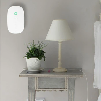 

Home Air Purifier Mini Portable Negative Ion Ozone Generator 220V-240V Formaldehyde Clean Deodorizer Air Filter, EU Plug