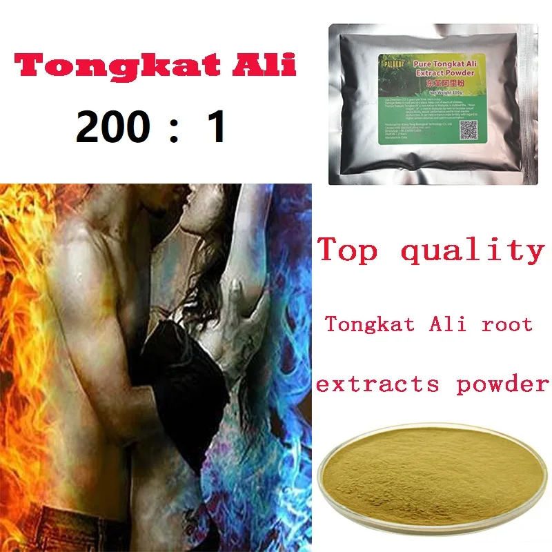 Pure Malaysian Tongkat Ali root extracts powder body build sexual improve prolong time for men women 2