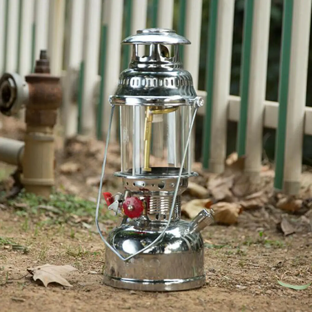Portable Outdoor Gas Lantern Camping Hiking Light Safety Kerosene Oil Lamp 2