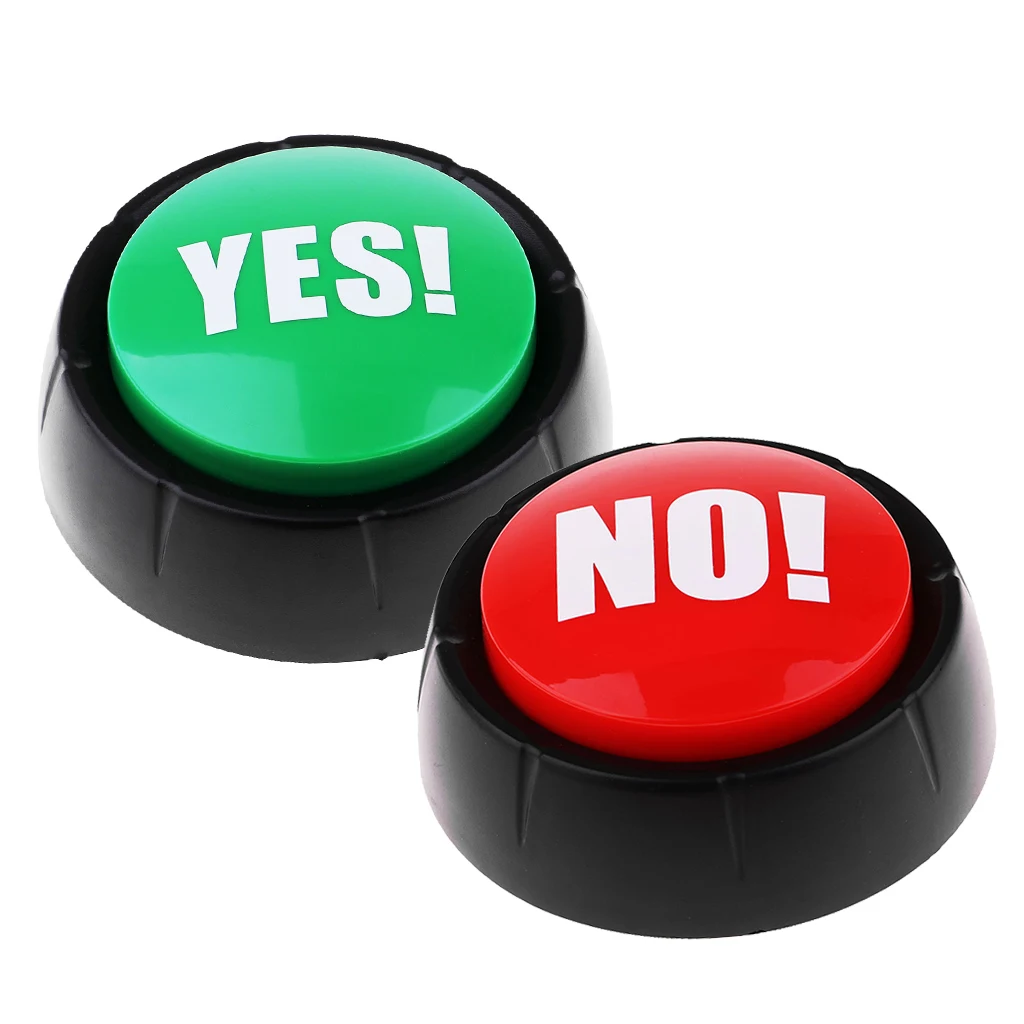 Buzzer Button "NO"&''YES'' Gag Gift Family Friends And Co-Workers Party Game