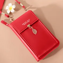 2021 Women's Wallet Cell Phone Bags Big Card Holders Handbag Purse Female Clutch Messenger Shoulder Bags For Autumn Dropshipping