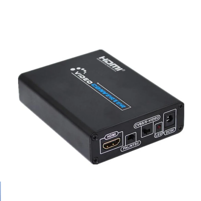 HDMI AV converter to RCA composite S-video with power supply for PS4 STB DVD TV | Электроника