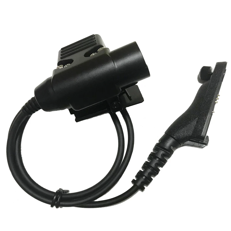 

U94 PPT Cable Adaptor for Z Tactical Bowman Elite II Headset, Motorola XiR P8268 8260 APX 7000 8000 DP3400 DP3600 DGP4150