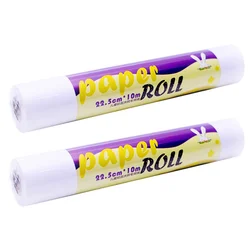 Rouleau de papier blanc pour dessin, 2 pièces, pour Poster, artisanat, emballage (blanc) 