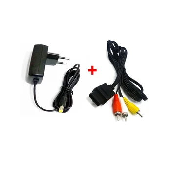 

H AC Power Adapter Wall Charger Power Supply with AV cable for NES SNES