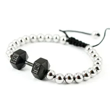 316L браслет из нержавеющей стали модные бусины Шарм штанга Форма браслет хлопок проволока Высокое качество Вечерние подарок