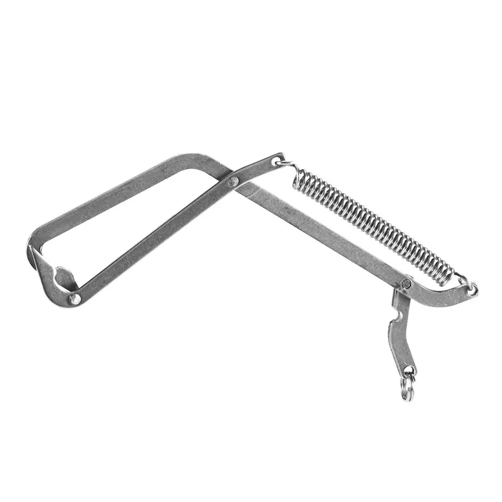 Stainless Steel Fishing Traps Pike Hooks Crab Grabber Tool Clamp Trap goods fishing accessories | Спорт и развлечения