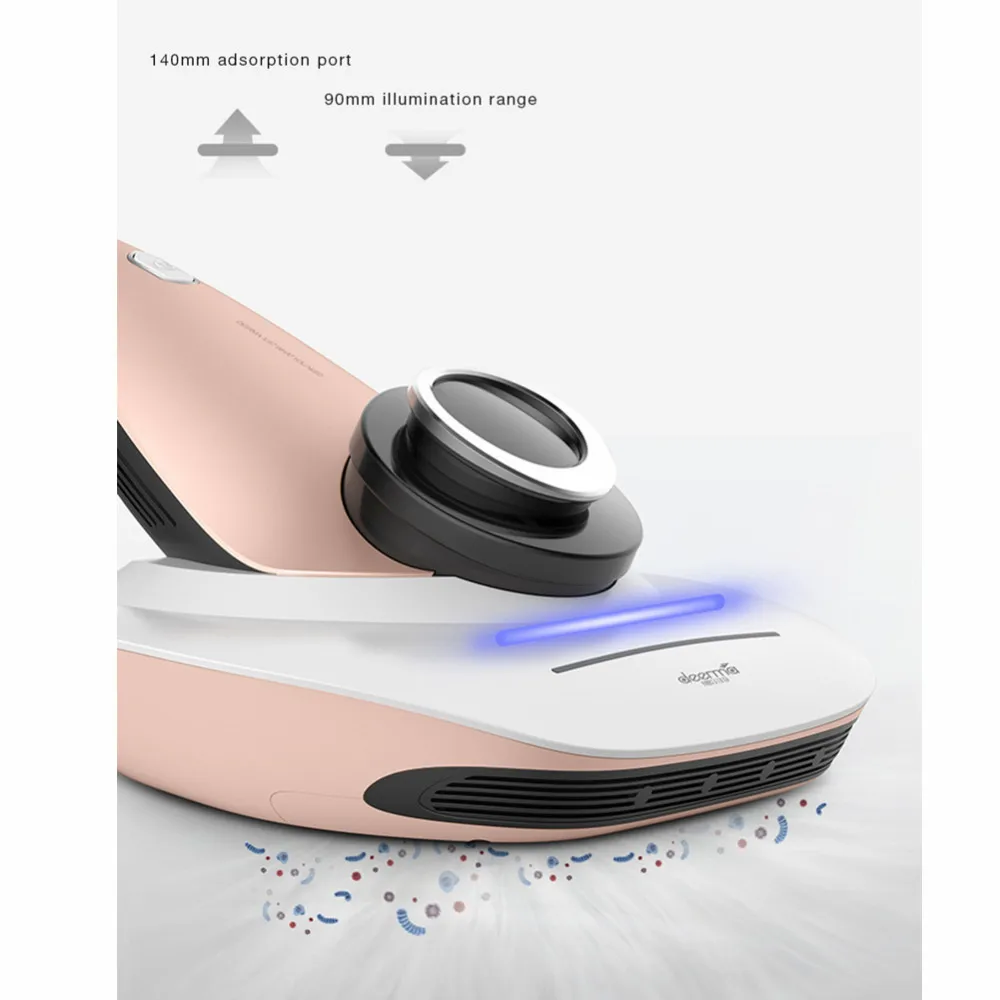 Ручной Электронный пылесос Xiaomi Deerma мощный с защитой от пыли и УФ излучением 130000