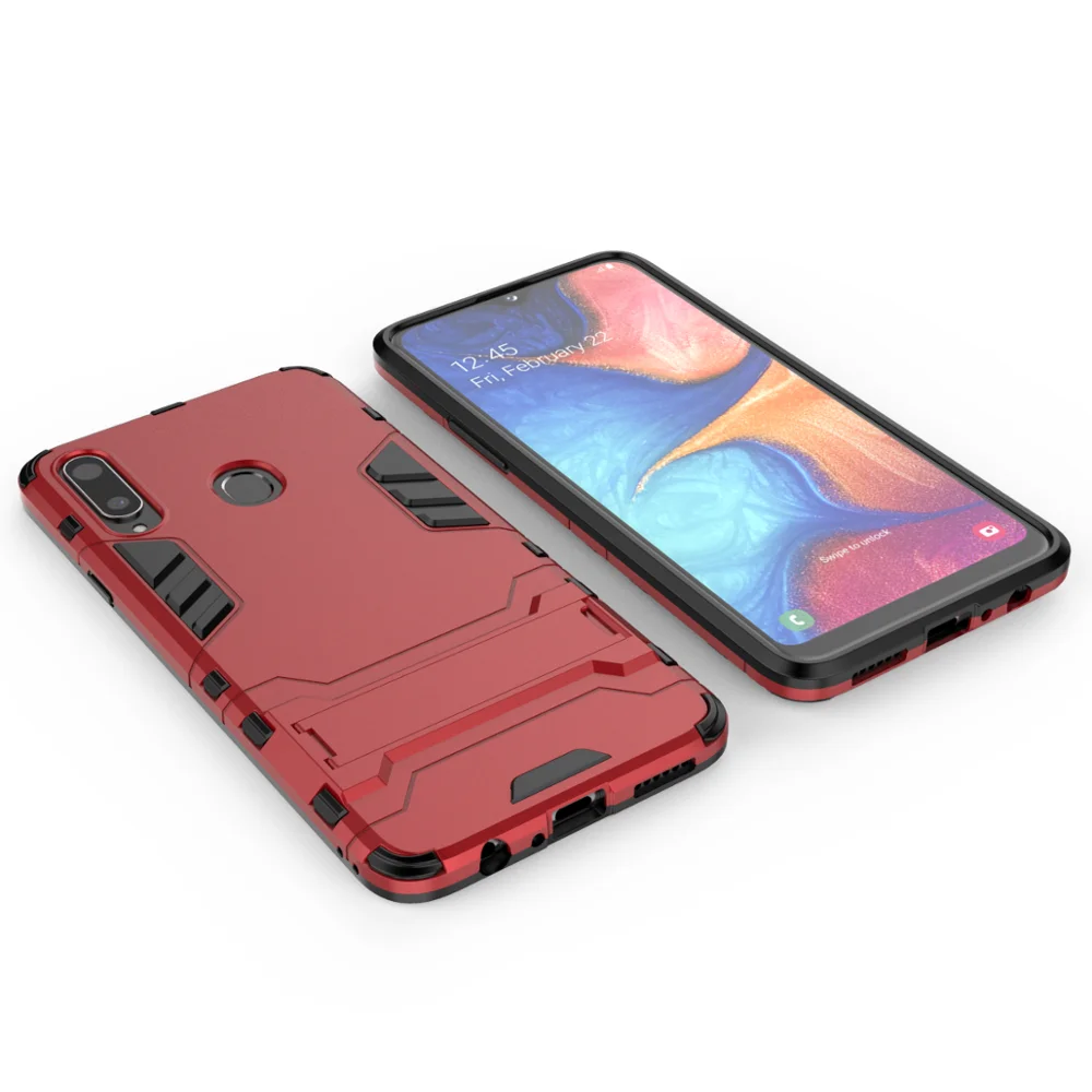OUDINI задняя крышка Подставка Броня противоударный чехол для samsung Galaxy A20 A20E A20S M20 A2core чехол