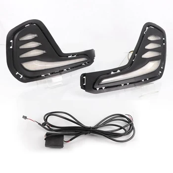 

1 Set Daytime Running Lights Signal Fog Lamp Cover 12V ABS LED DRL Car Styling for Chevrolet Cavalier 2020