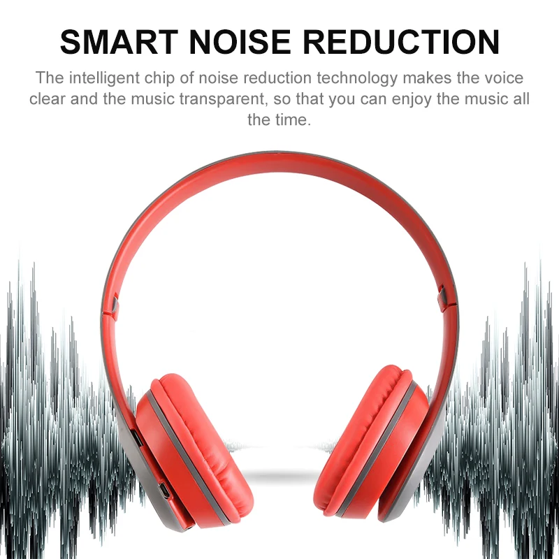 Bluetooth 5 0 Wireless Headphone With Mic Stereo Foldable Cassette MP3 Player Headset Support Card 3 5mm Jack Hands free
