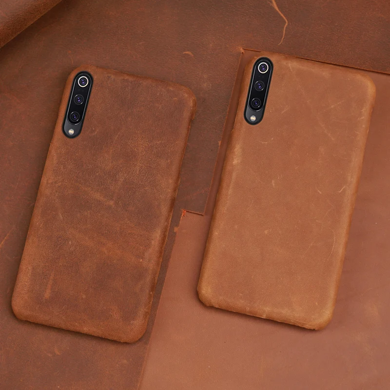 Чехол для телефона Xiaomi Mi 5s 5c 6 8se max mix 2 lite Crazy horse чехол Redmi s2 3 4 4a 5a note Pro задняя