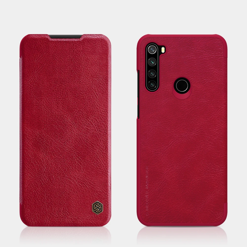 Для Xiaomi Redmi Note 8T чехол Nillkin Qin из искусственной кожи REDMI NOTE 8T флип-чехол s Чехол для Xiaomi Redmi Note 8t чехол с отделением для карт