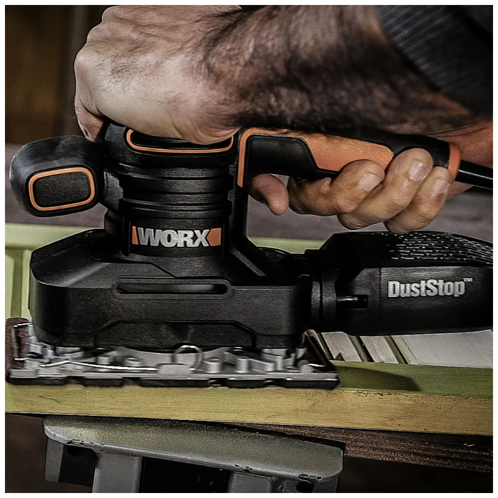 Виброшлифмашина WORX WX641 сетевая 250 Вт