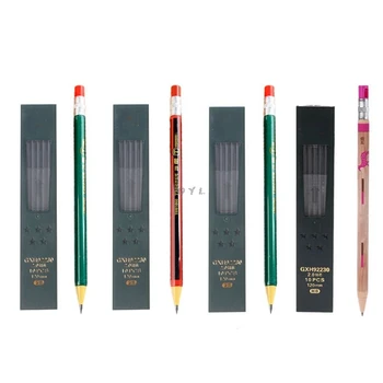 

1Set Mechanical Pencil Refillable Type With Refill Box Simple Click 2.0 mm