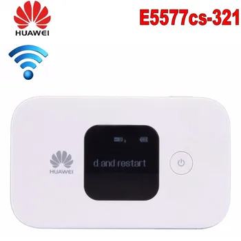 

Original Unlock 4G Wireless Router LTE Mobile WiFi Router with SIM Card Slot Huawei E5577Cs-321+2Pcs 4g antenna