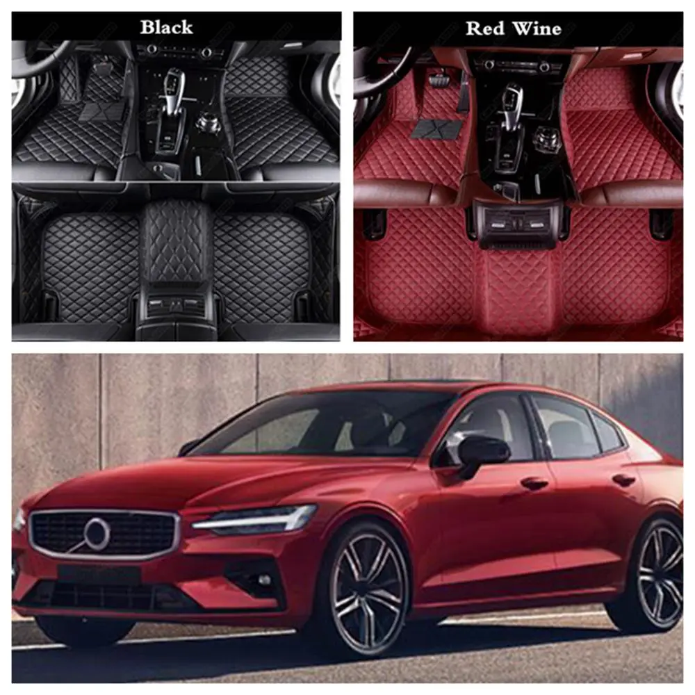 Auto Foot Pads Car Floor Mats For Volvo C30 V40 V60 V90 Xc40 Xc60 Xc70